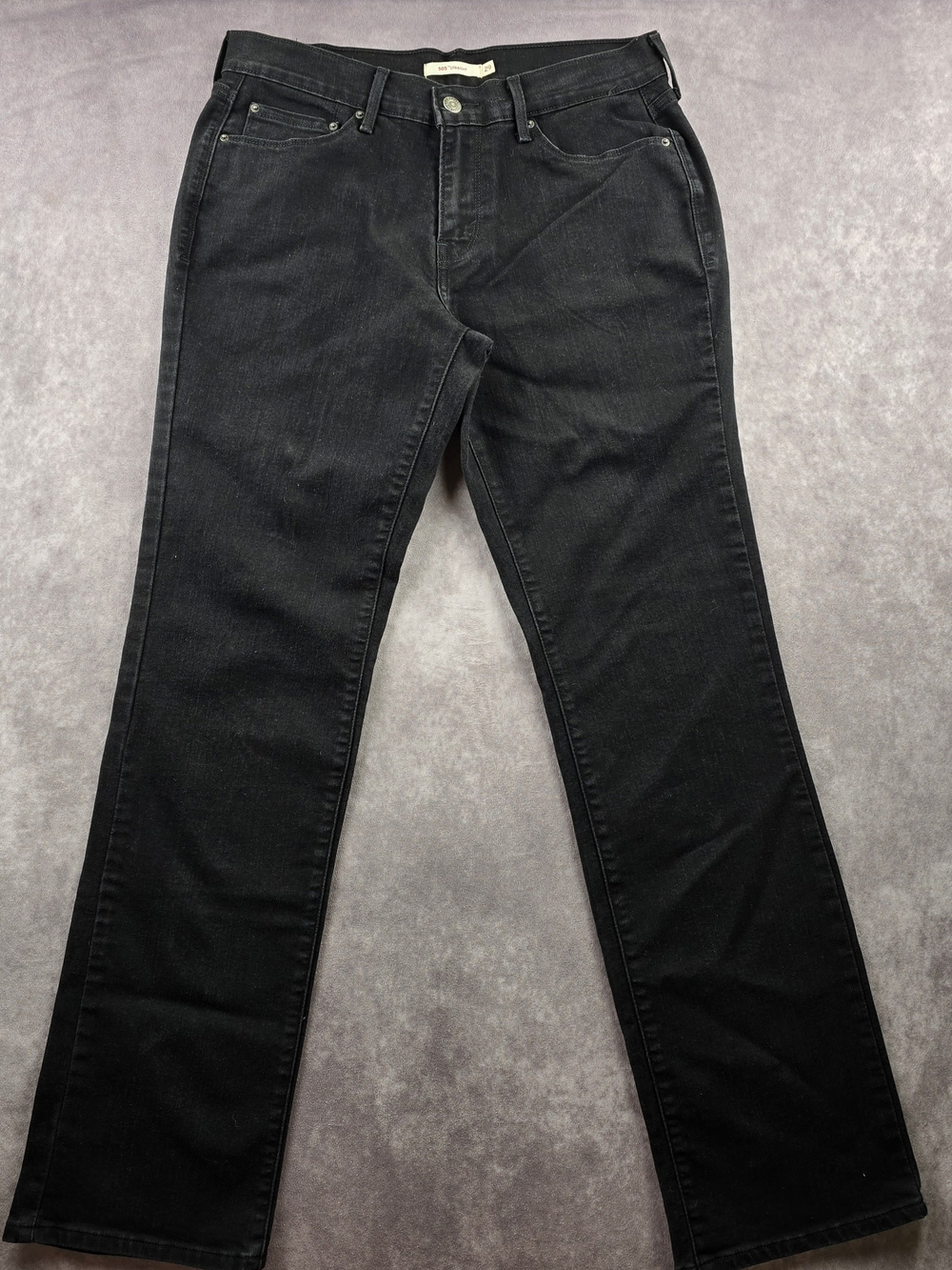 Levi's Men's Black Straight Jeans